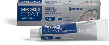 Экзостат крем 1% 15г