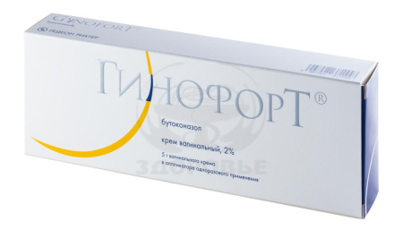 Гинофорт крем вагинальный 2% 5г с аппликатором