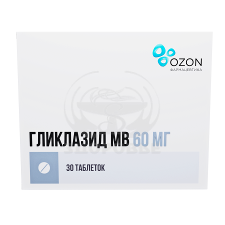 Гликлазид МВ таблетки 60мг 30 (Озон)