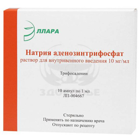 АТФ ампулы 1% 1 мл 10