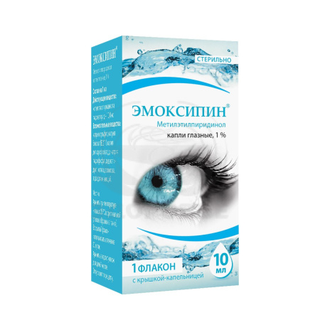 Эмоксипин глазные капли 1% флакон-капельница 10мл (Фармстандарт)