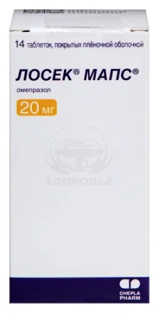Лосек МАПС таблетки 20 мг 14